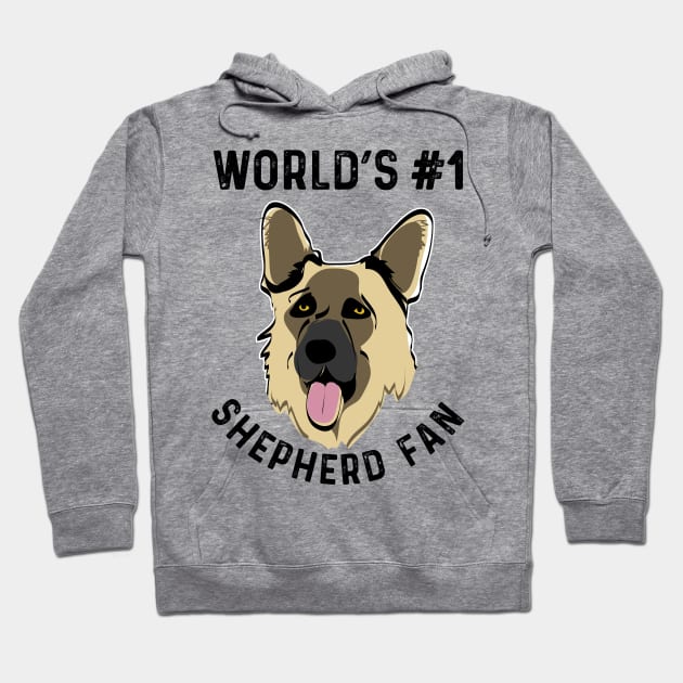 World's No 1 German Shepherd Fan Dog Lover Gifts Hoodie by atomguy